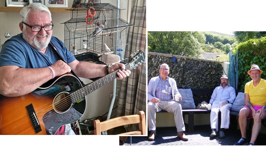 Mens-Den-Blaenau-Gwent-Club-Outside-Jim-Morgan Men's Den Blaenau Gwent Group and Jim-Morgan